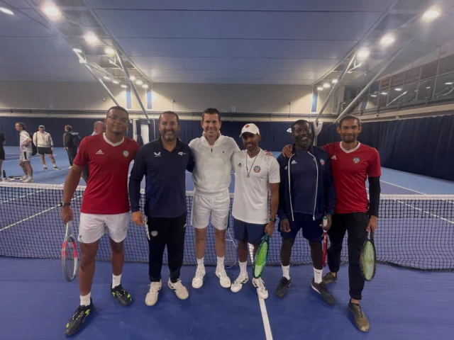 HSBC event with Tim Henman and the Metro Tennis team
